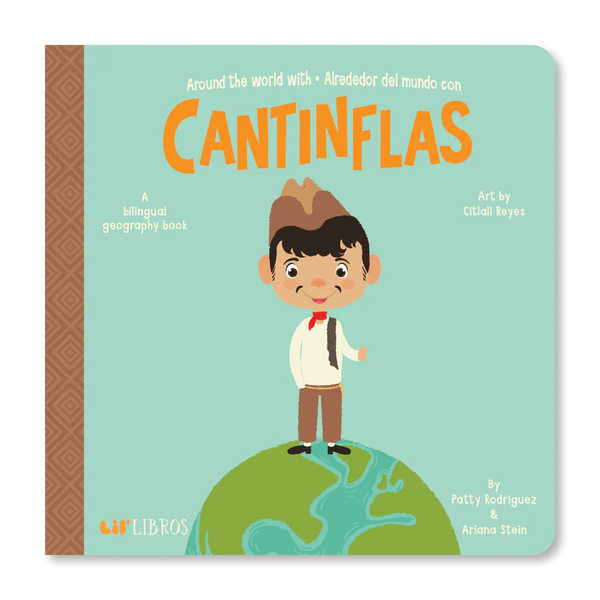 *NEW* Lil' Libros 'Around the World With Cantinflas' Board Book