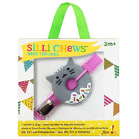 *FINAL SALE* Silli Chews Mini Teether with Strap - Kitten