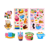 Ooly Stickiville Cat Cafe Chocolate Scented Stickers