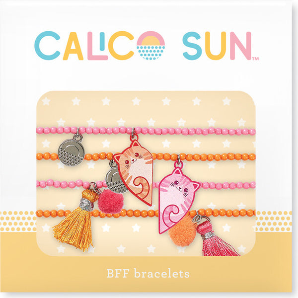 Calico Sun Cats BFF Bracelets Set