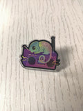 Exclusive Extra Celestial Chameleon Acrylic Pin