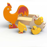 BeginAgain Chicken Family Puzzle