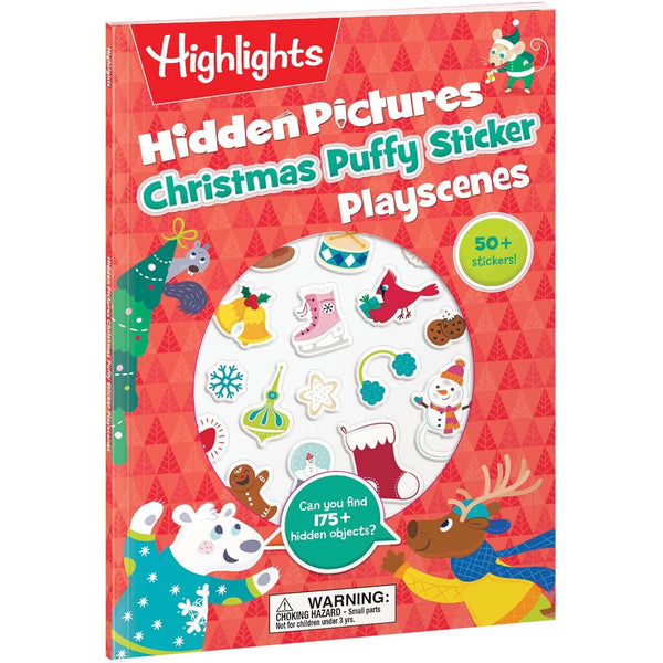*COMING SOON* Christmas Hidden Pictures Puffy Sticker Playscenes