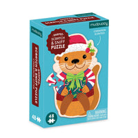 *NEW* Mudpuppy Scratch & Sniff 48 Piece Mini Puzzle: Cinnamon Otter