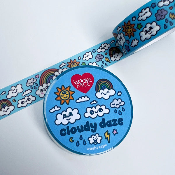 *NEW* Wokeface Cloudy Daze Washi Tape