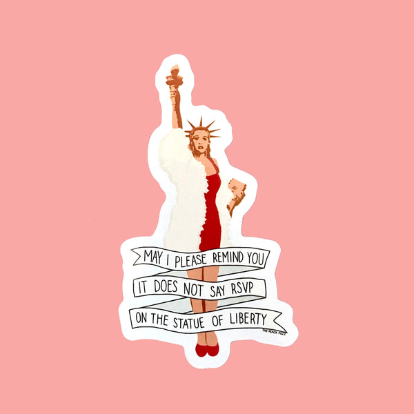 *NEW* The Peach Fuzz Clueless 'RSVP' Vinyl Sticker