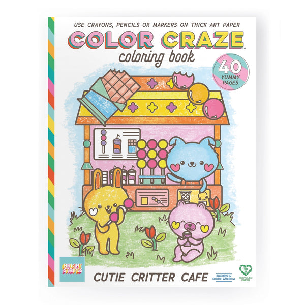 *NEW* Color Craze Coloring Book - Cutie Critter Cafe