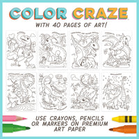 *NEW* Color Craze Coloring Book - Dino World