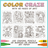 *NEW* Color Craze Coloring Book - Princess Kingdoms