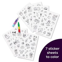 *NEW* Color-in Stickers and Puzzles! Adorable Animals