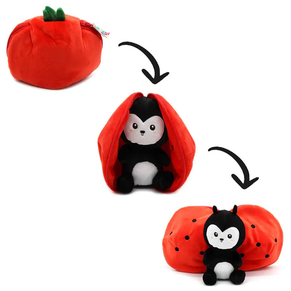 *NEW* Flipetz 2-in-1 Plush - Comet the Ladybug/Tomato