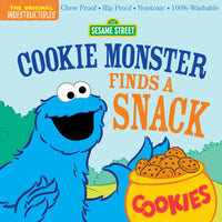 *NEW* Indestructibles Books - Sesame Street: Cookie Monster Finds a Snack