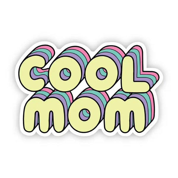 Big Moods 'Cool Mom' Vinyl Sticker