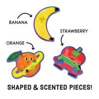 *NEW* Mudpuppy Scratch & Sniff 60 Piece Puzzle: Cosmic Fruits