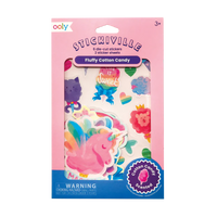 Ooly Stickiville Fluffy Cotton Candy Scented Stickers