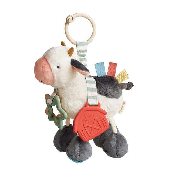 Itzy Ritzy Link & Love Cow Activity Plush