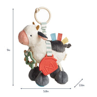 Itzy Ritzy Link & Love Cow Activity Plush
