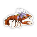 Big Moods Crawfish and Iris Vinyl Sticker