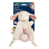 Itzy Ritzy Bitzy Crinkle Sensory Toy with Teether - Bunny