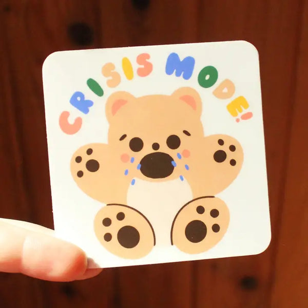 Tender Ghost 'Crisis Mode' Vinyl Sticker
