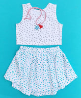 *FINAL SALE* June and January Crop Tank Top - Dots
