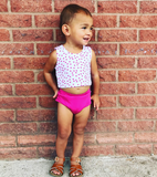 *FINAL SALE* June and January Crop Tank Top - Dots