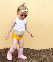 *FINAL SALE* June and January Crop Tank Top - Dots