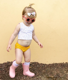 *FINAL SALE* June and January Crop Tank Top - Dots