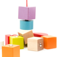 *NEW* Cubika Magnetic Wooden Crane Truck