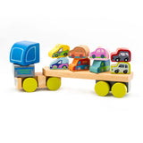 *NEW* Cubika Wooden Truck with Cars