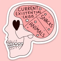 Tender Ghost 'Current Existential Crisis' Vinyl Sticker