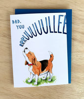 *FINAL SALE* Paper Wilderness Dad You Rule Dog Father's Day Greeting Card
