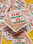 *NEW* Luxe Trauma 'It's Not Delivery It's Depression' Holographic Vinyl Sticker