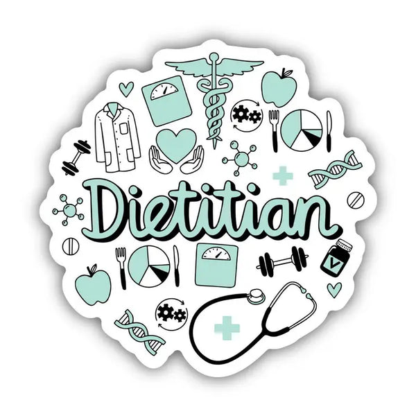 Big Moods 'Dietitian' Vinyl Sticker