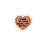 *NEW* Krystan Saint Cat 'I Have Once Again Decided To Be Difficult' Mini Vinyl Sticker
