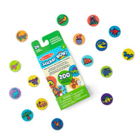Melissa & Doug Sticker WOW!® Mini Activity Pad & 200 Refill Stickers (Stamper Not Included)