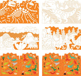 *COMING SOON* Coloring Book + Stickers: Dinosaurs