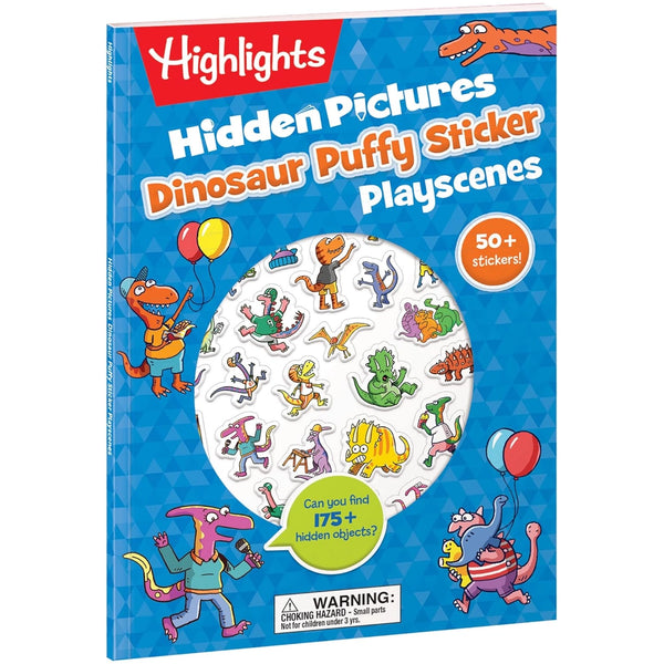 *COMING SOON* Dinosaur Hidden Pictures Puffy Sticker Playscenes