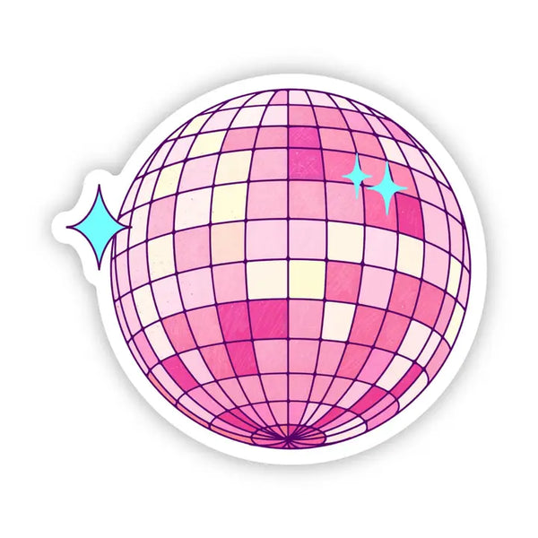 Big Moods Discoball Vinyl Sticker