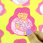 *NEW* Turtle's Soup 'Dog Lady' Vinyl Sticker