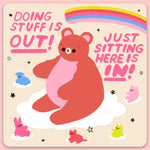 Tender Ghost 'Doing Stuff Is Out' Vinyl Sticker