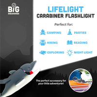 *NEW* Lifelight Animal Carabiner Flashlight - Dolphin