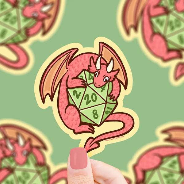 *NEW* Turtle's Soup Dragon D20 Vinyl Sticker