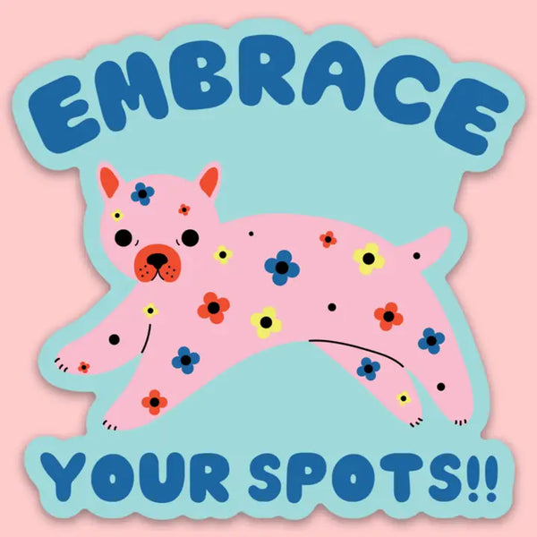 Tender Ghost 'Embrace Your Spots' Vinyl Sticker