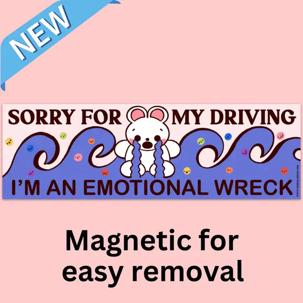 Tender Ghost 'I'm An Emotional Wreck' Bumper Magnet