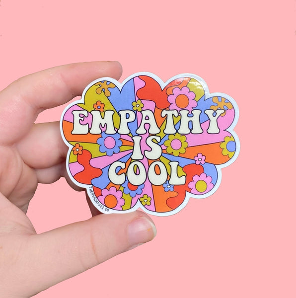 *NEW* The Peach Fuzz 'Empathy is Cool' Vinyl Sticker