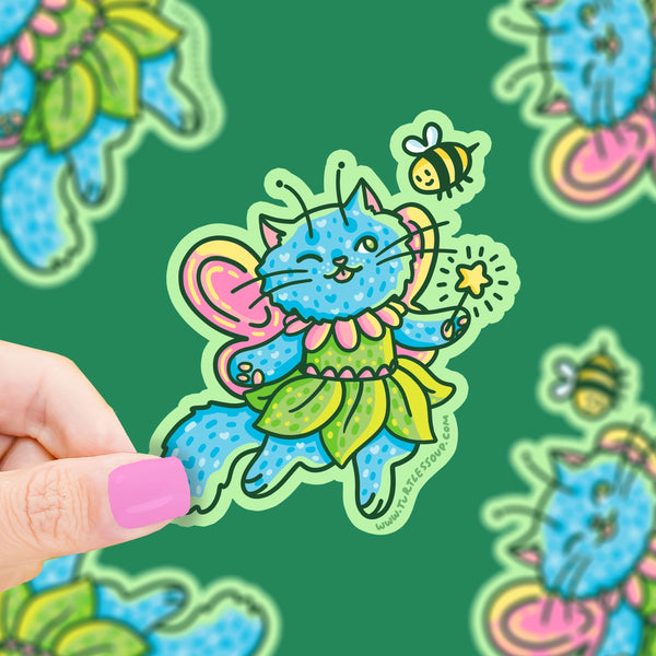 *NEW* Turtle's Soup Fairy Kitty Vinyl Sticker
