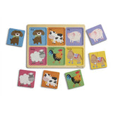 Melissa & Doug Natural Play Wooden Puzzle - Farm Friends