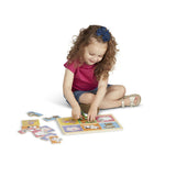 Melissa & Doug Natural Play Wooden Puzzle - Farm Friends