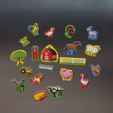 Melissa & Doug Wooden Magnets - Farm